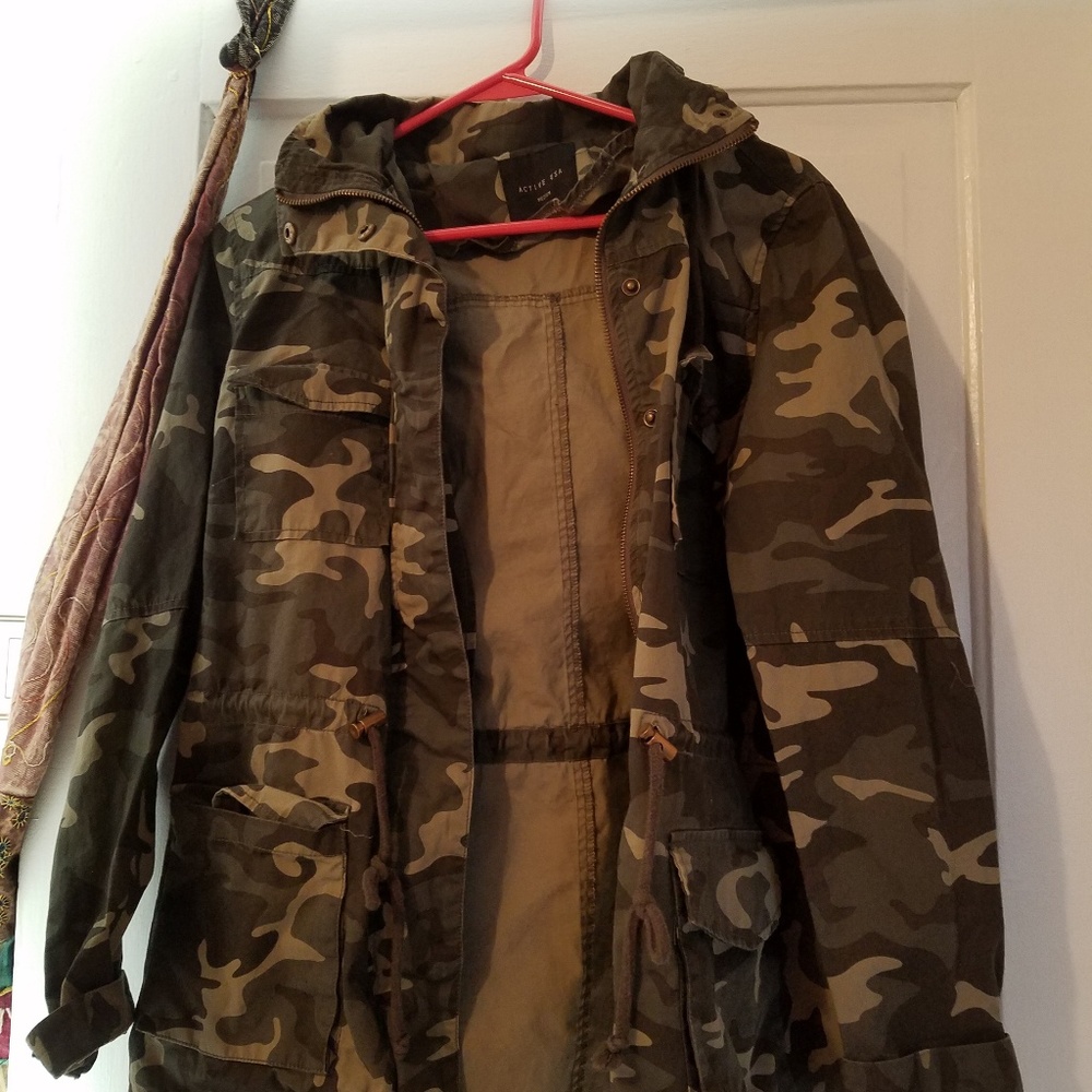 Green Camo Jacket